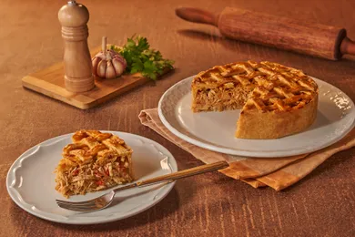 Torta de Frango Cremosa